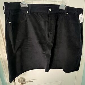 Old Navy Charcoal Corduroy Skirt